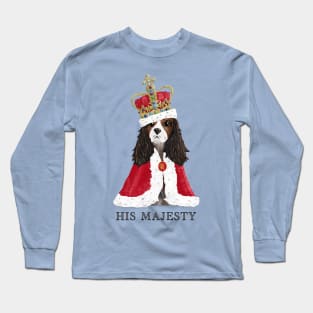 His Majesty King Charles Fun Coronation Souvenir cream Long Sleeve T-Shirt